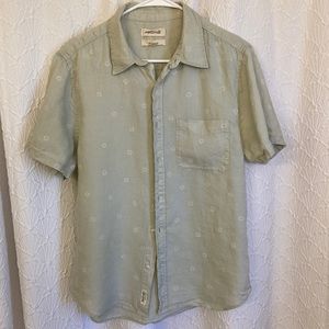 Madewell linen shirt mens size medium.